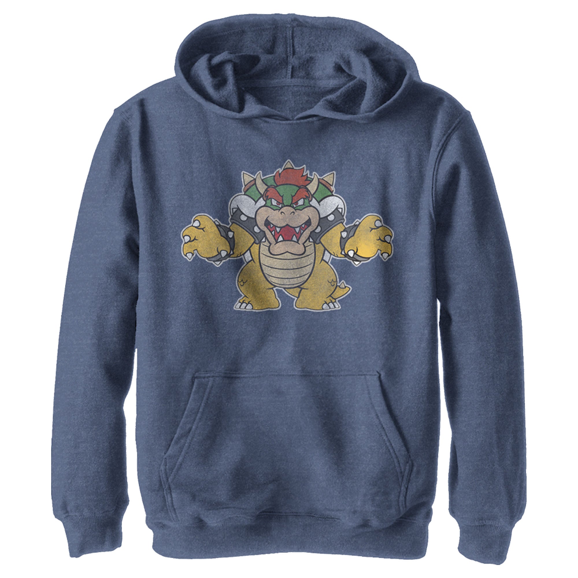 Boy’S Nintendo Koopa King Bowser Pull Over Hoodie