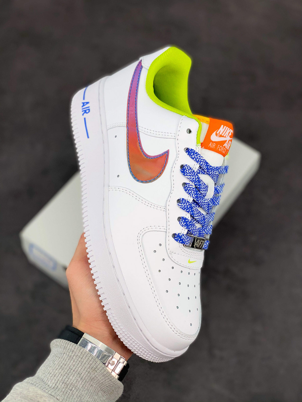 Nike Air Force 1 Low Hologram Swoosh White 5340300