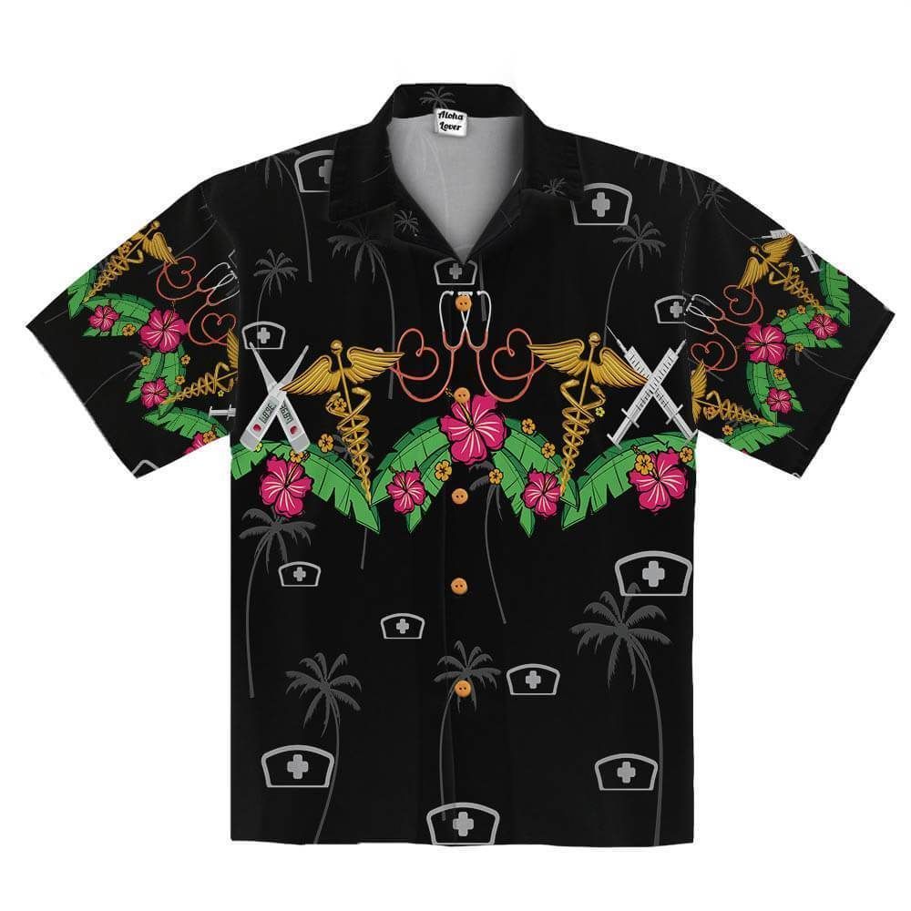 Shop Nursing Hawaii Aloha Shirts Ha49130