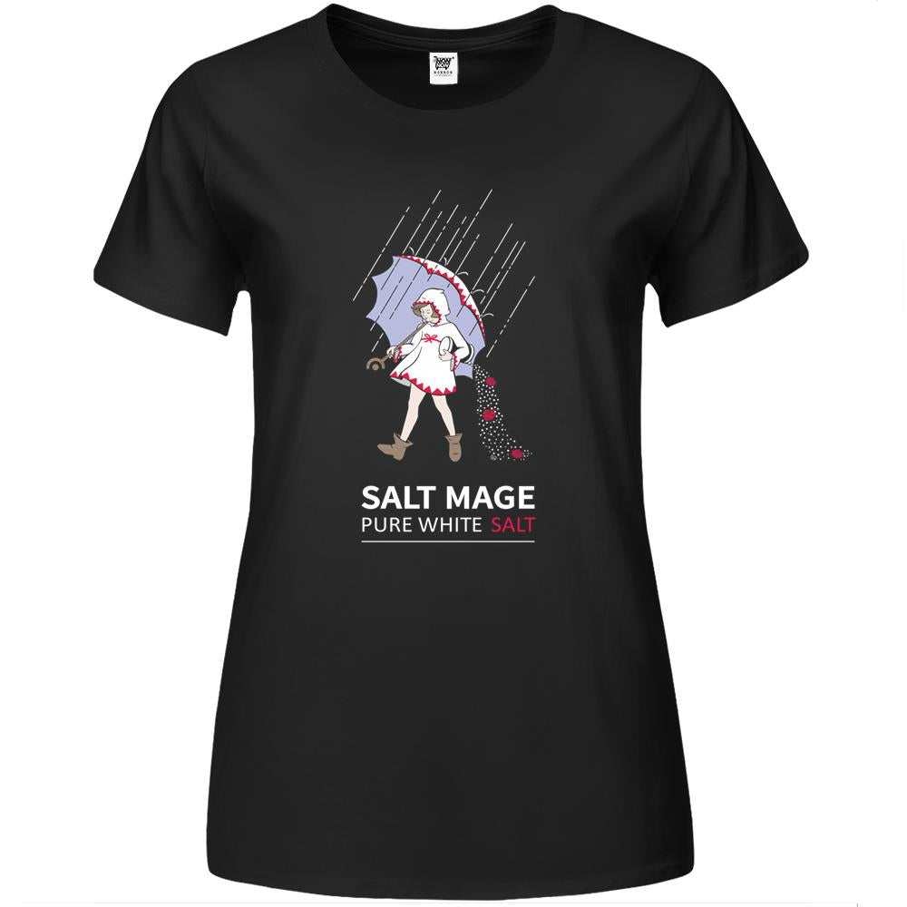 Pure White Salt Mage Premium Womens T Shirts