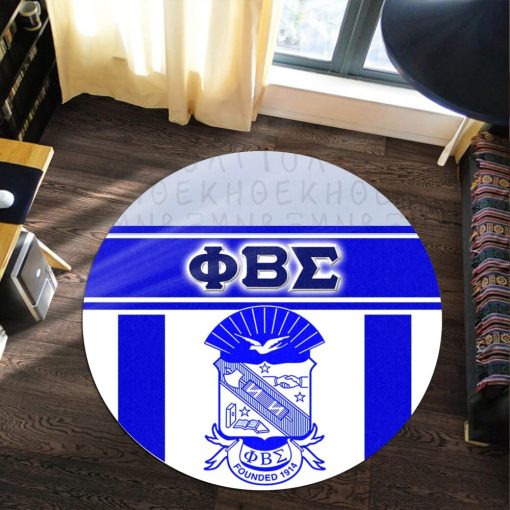 Phi Beta Sigma Round Rug – Fraternity Heritage Round Rug