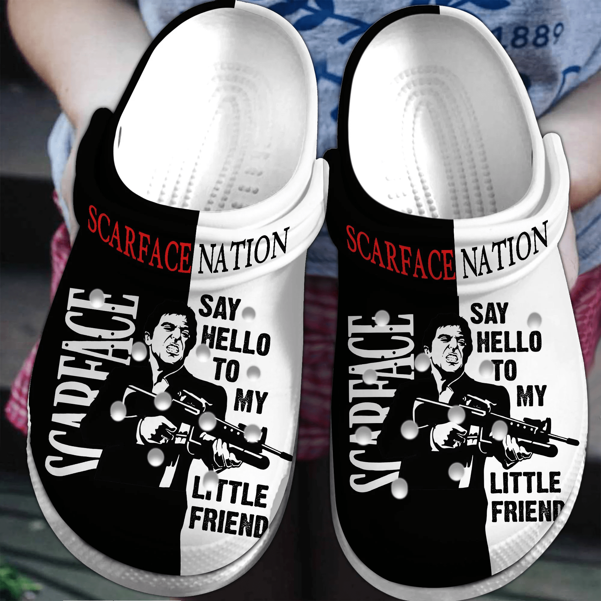 Scarface Movie Crocss Clogs For Men Women And Kid Crs-Scrf-Tl-23418L5