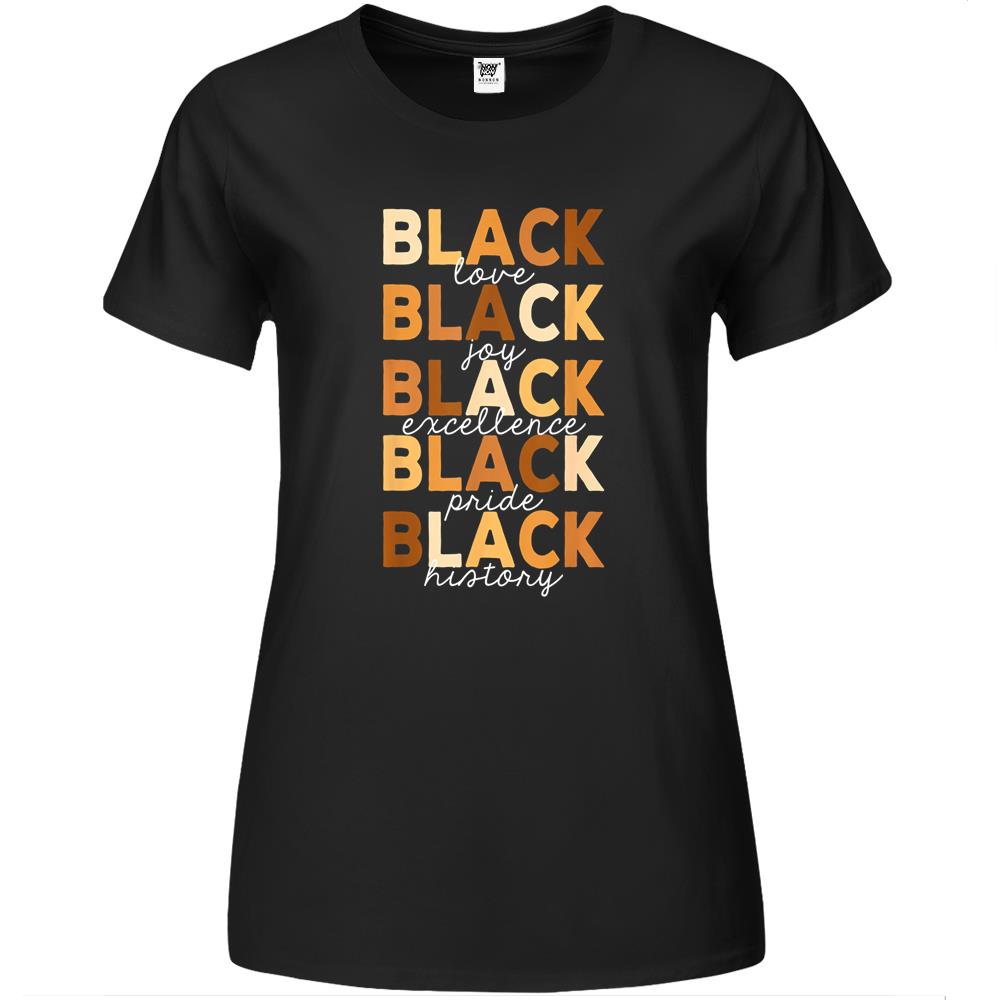 Black History Shirt For Women Black Love Melanin Women Premium Womens T Shirts