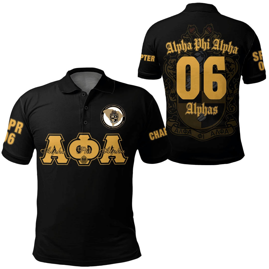 Africa Zone Polo Shirt – Alpha Phi Alpha South Carolina Chapter Polo Shirt A7