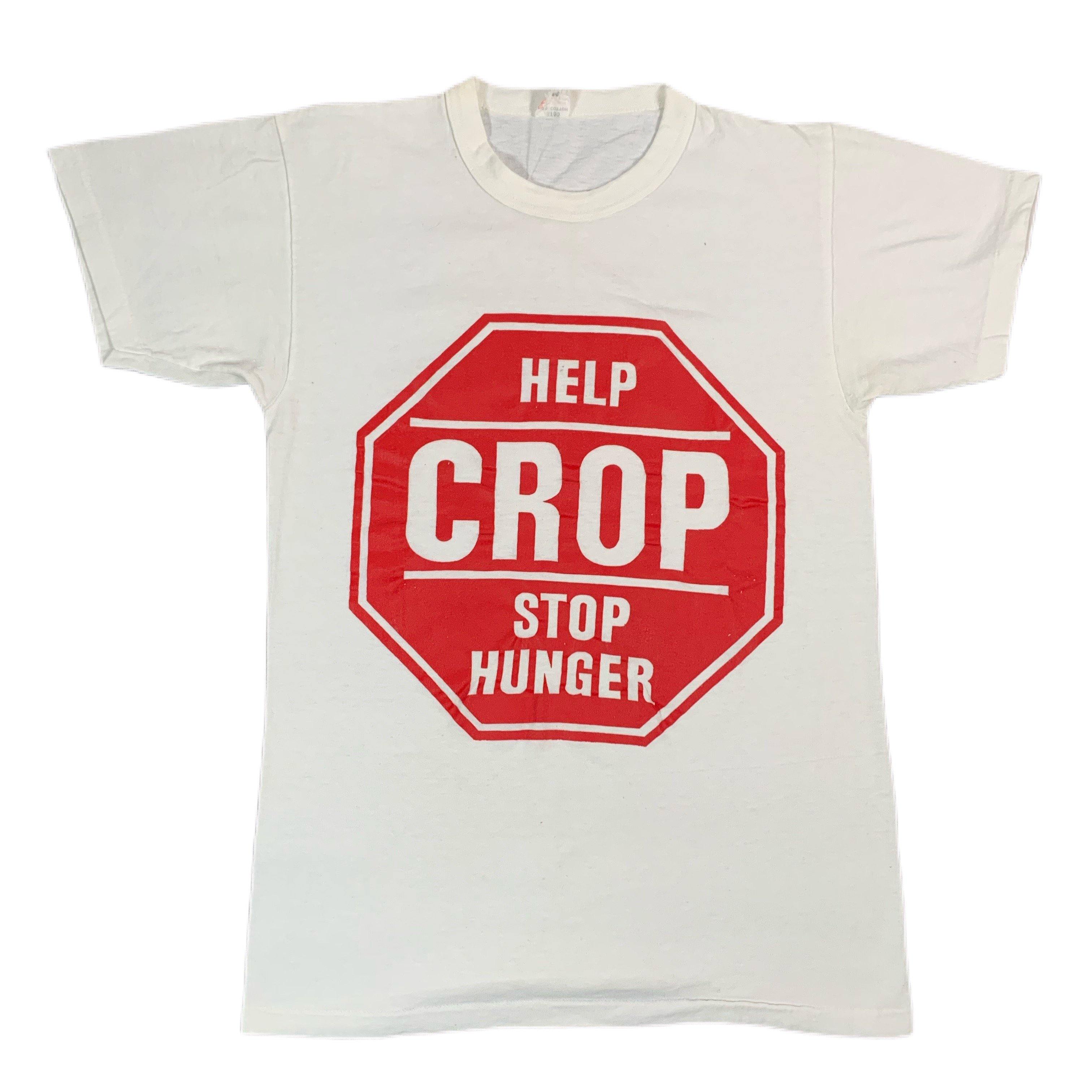 Vintage Help Crop “Stop Hunger” T-Shirt