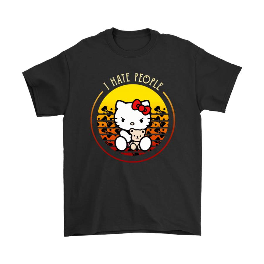 Angry Hello Kitty I Hate People Shirts