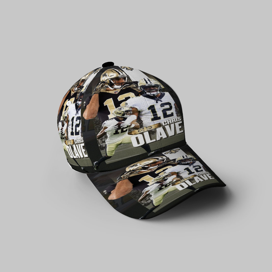 New Orleans Saints Chris Olave1 3D Printing Baseball Cap Classic Hat