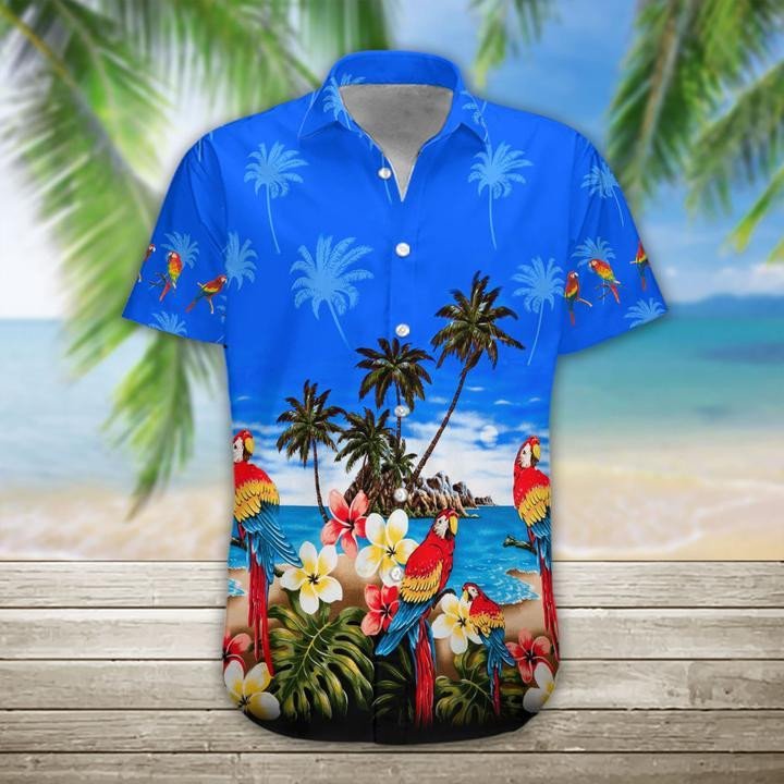 Parrot Hawaii Shirt Unisex Adult Ha64151