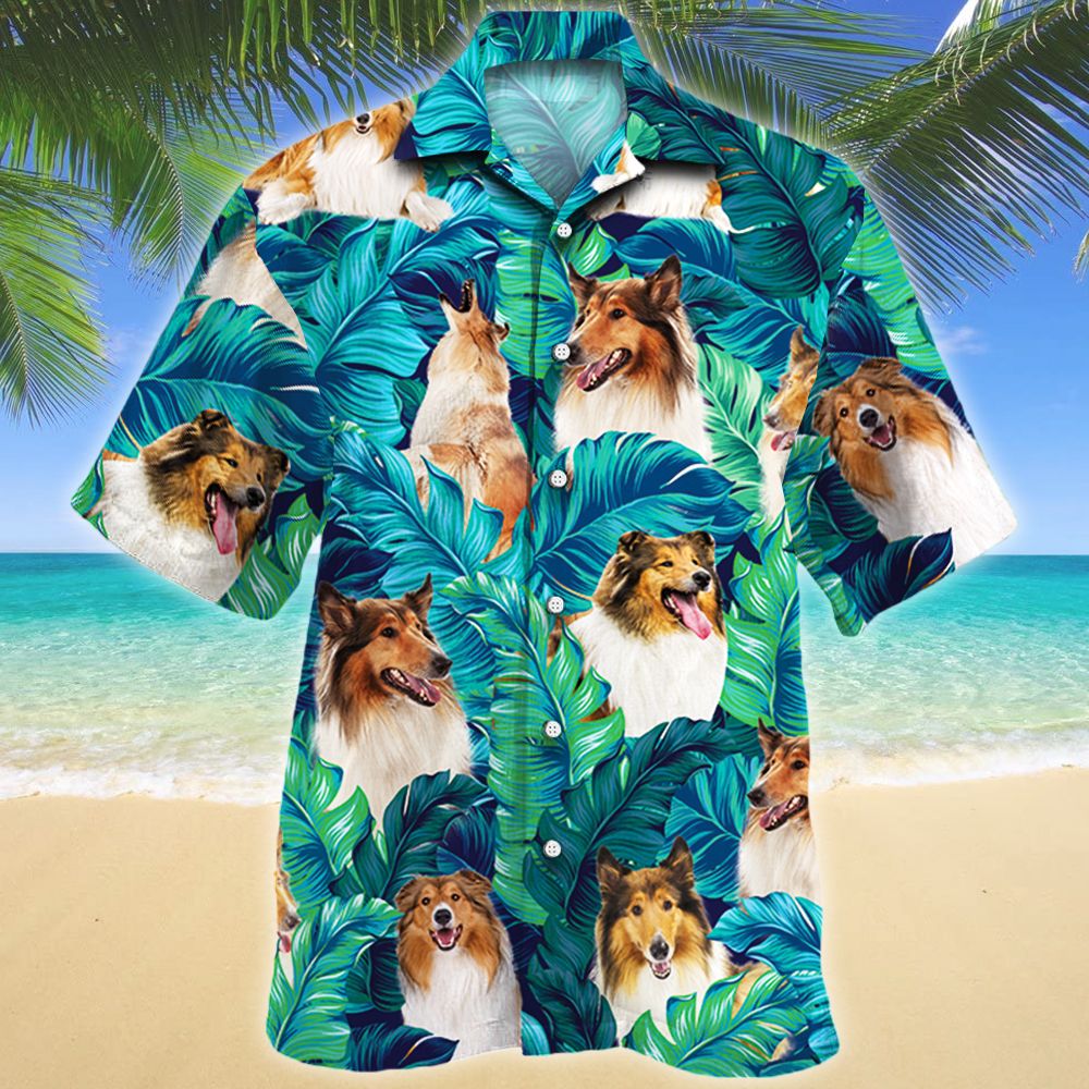 Rough Collie Dog Lovers Hawaiian Shirt For Aloha Ha50852