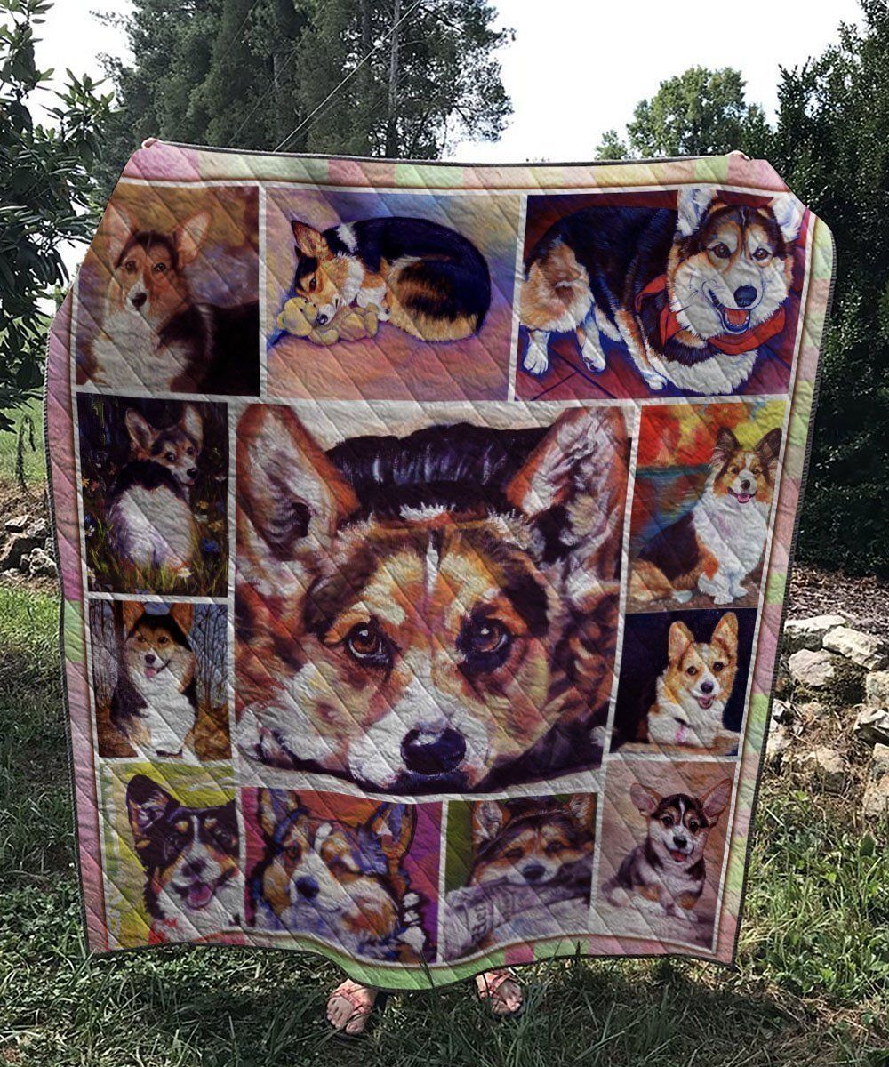 Corgi Sad LTK343 3D Customized Quilt