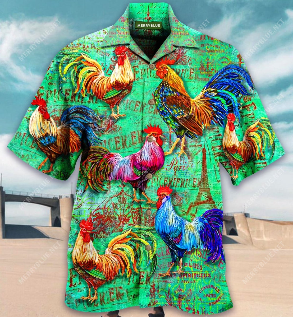 A Rooster Does Not Sing On Two Roofs Unisex Hawaiian Shirt