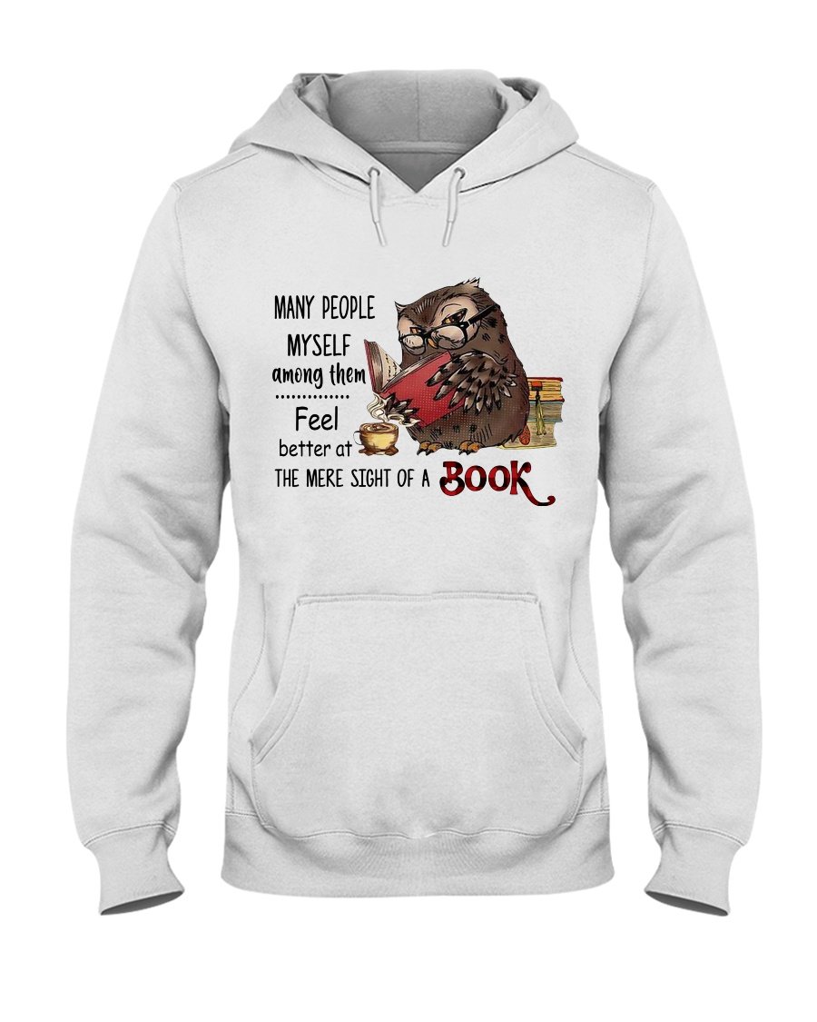 At The Mere Sight Of A Book For Book Lover Standard Hoodie