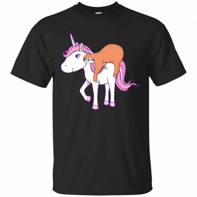 Sloth Unicorn Shirt Funny Cute Animal Lover Gift