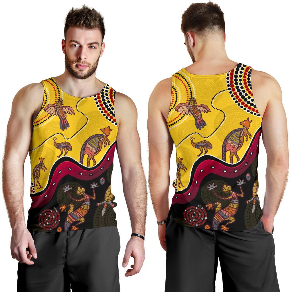 Aboriginal Tank Top – Indigenous Animals Life Art