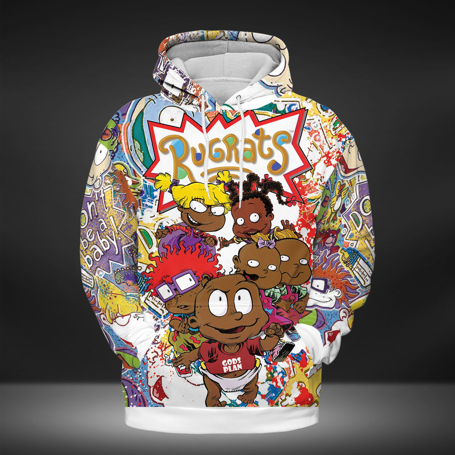 So Cute Melanin Rugrats Colorful Hoodie 3D #91221H