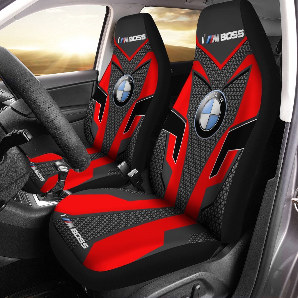 BMW E36 TNT-NH Car Seat Cover (Set of 2) Ver 2 (Red)