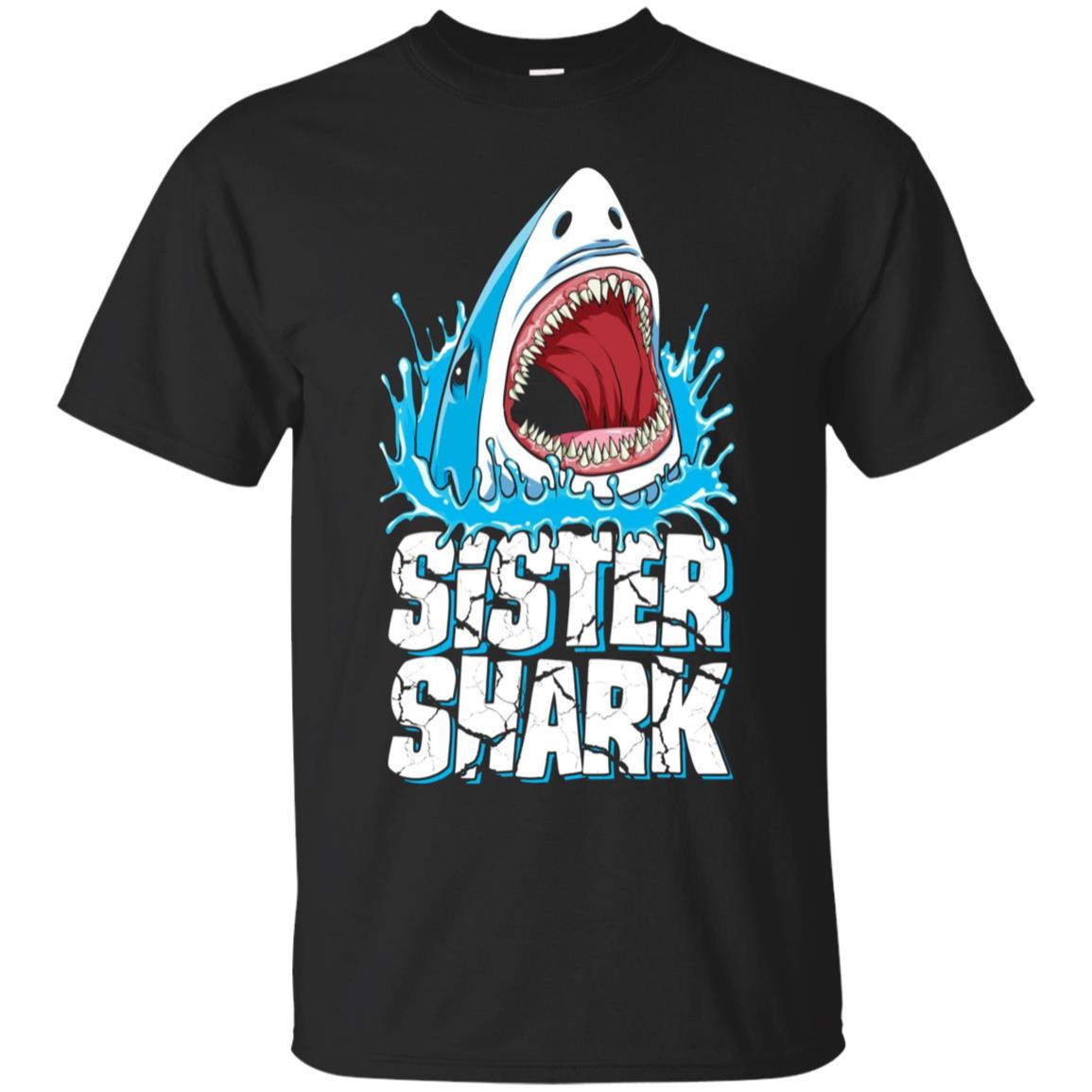 Sister Shark T Shirt Family Matching Women Jawsome Gifts Tee