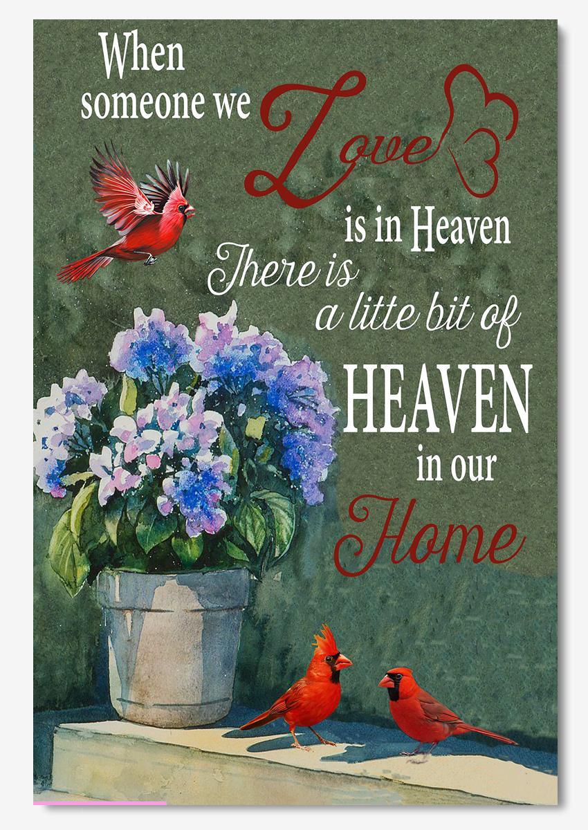 When Someone We Love Is In Heaven Memorial Quote Wall Art For Home Decor Memorial Day Poster