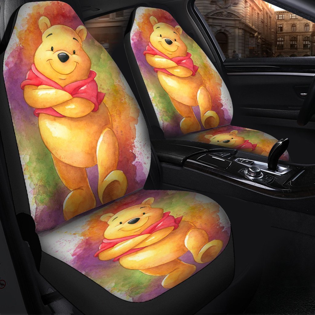 Winnie The Pooh Cute Cartoon Car Seat Cover