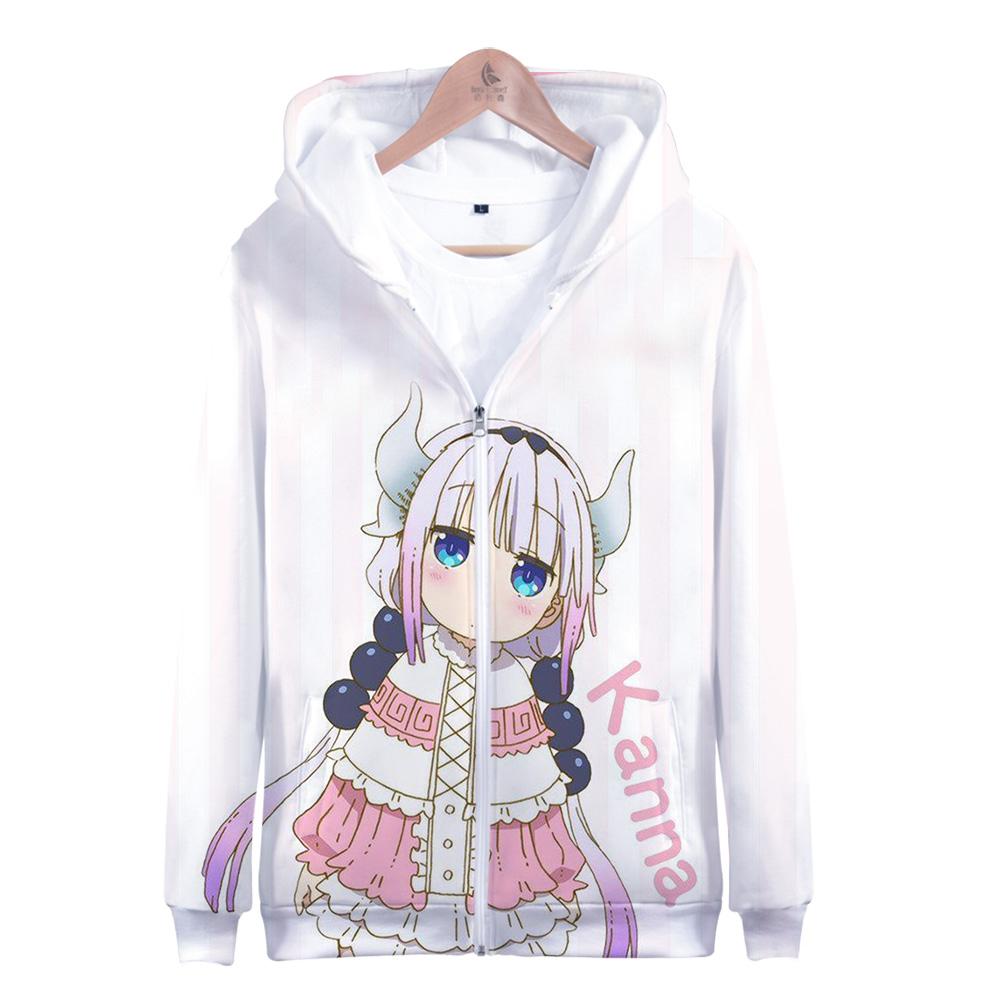 Xiaolin’s Dragon Maid 3D Printed Zipper Hoodie