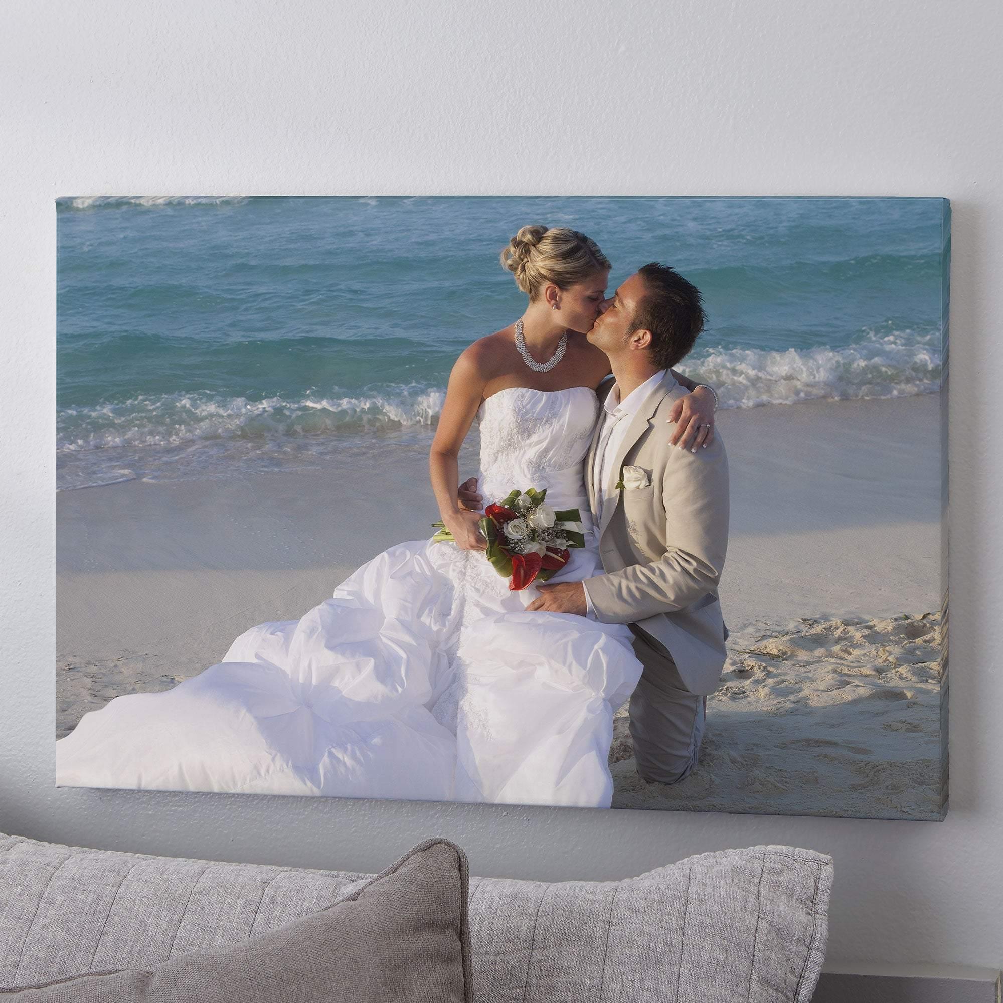 [Personalized Photo] Wedding Memories – Perfect Gift Idea For Weeding, Anniversary, Gift For Family , Gift For Home Decor, Best Gift- Matte Canvas, Wall Art, Canvas Prints