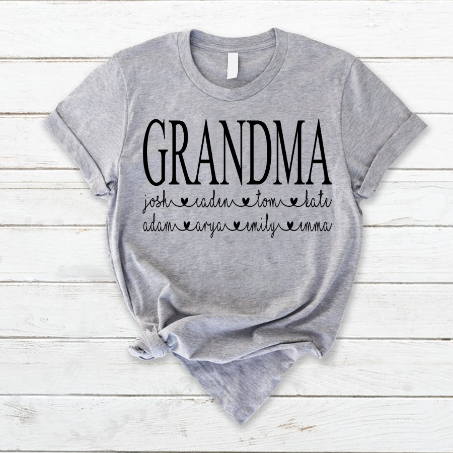 Personalized Grandma Shirt Gift For Grandma Gift For Mom T-Shirt