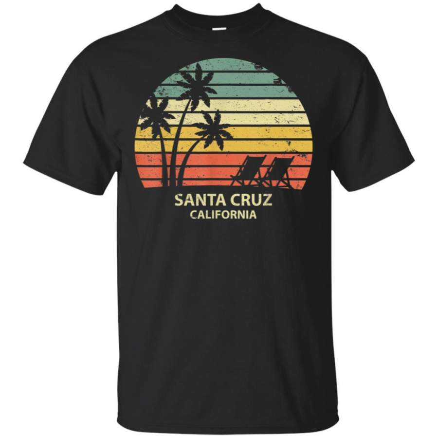 Vintage California Santa Cruz Beach T Shirt Cool Retro Tee