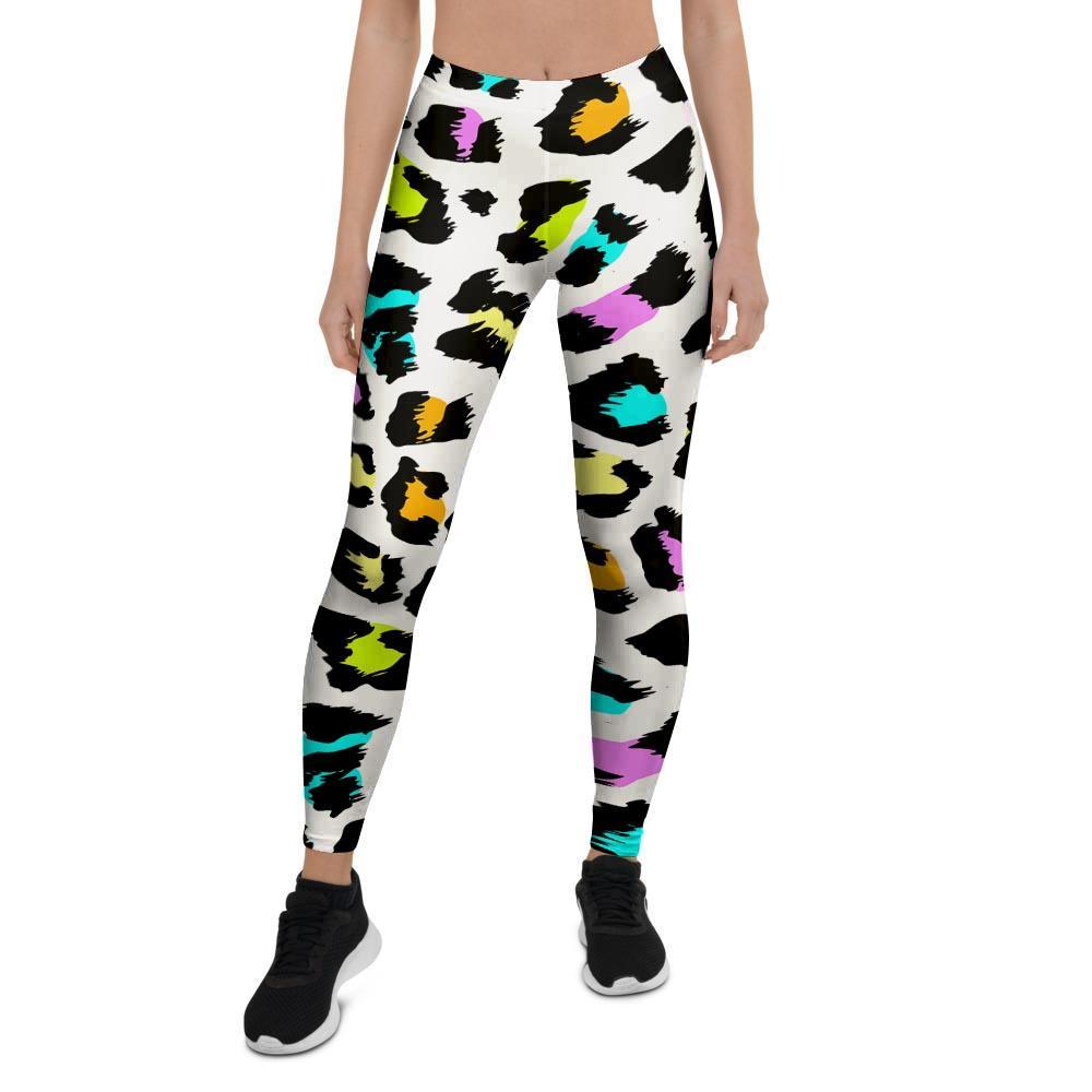 White Leopard Women’S Leggings