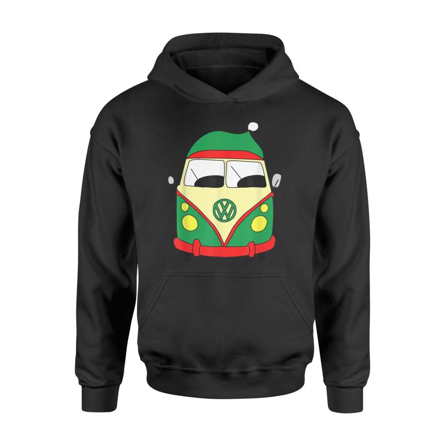 Christmas T shirt Elf Camper Van – Standard Hoodie