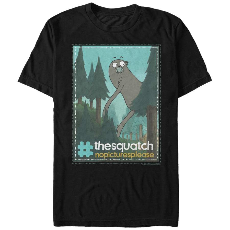 We Bare Bears Men’s The Squatch No Pictures T-Shirt