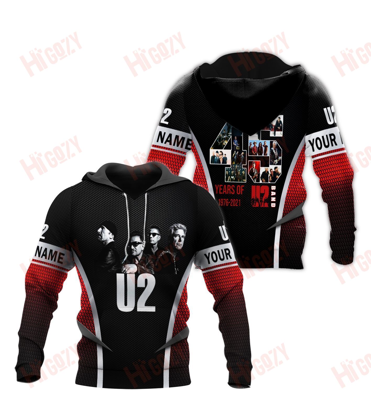 Higozy™ U2 3D All Over Printed Clothes – V755