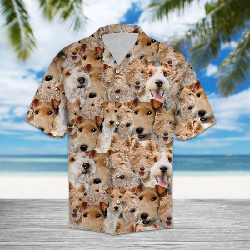 Wire Fox Terrier Awesome Hawaiian Shirt Ha103925