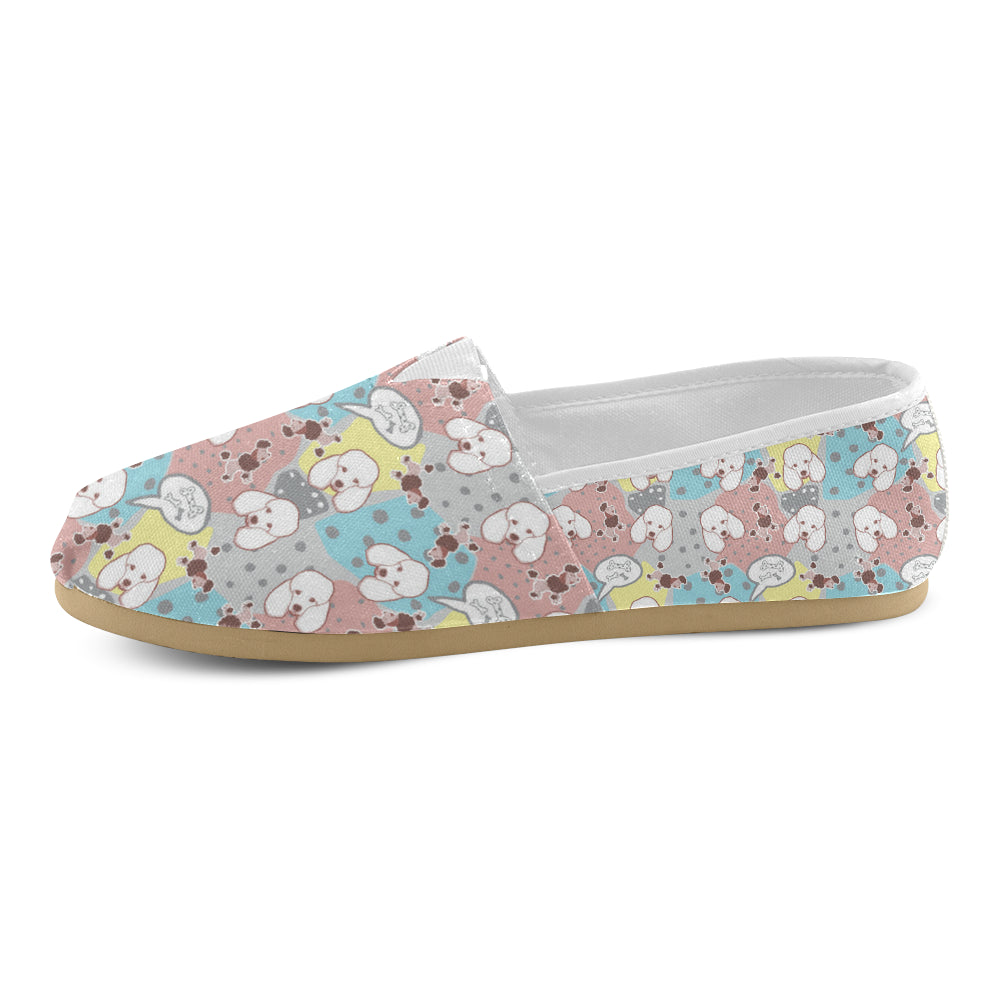 Poodle Pattern Women’s Casual Shoes