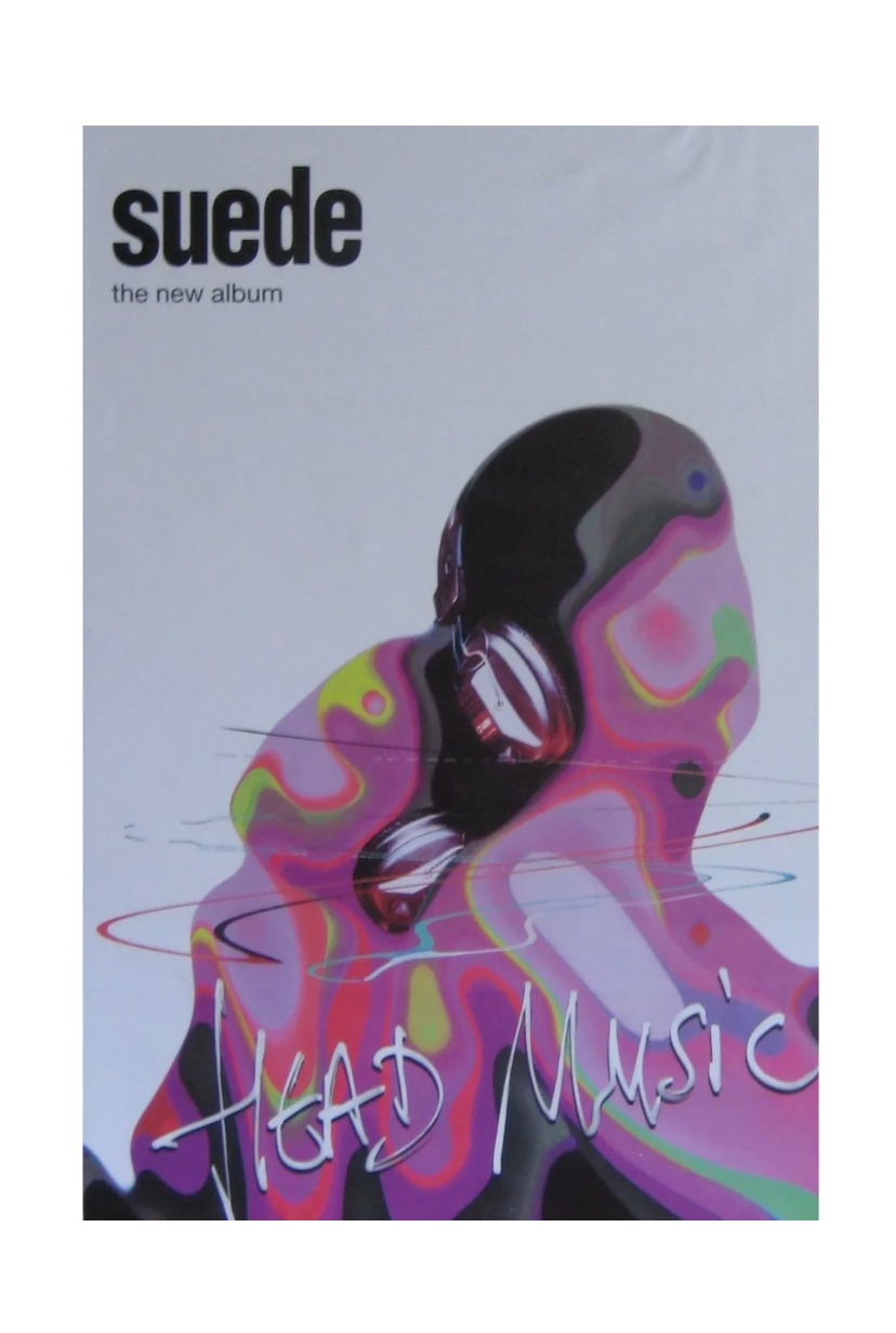 Vintage Suede “Head Music” Subway Poster