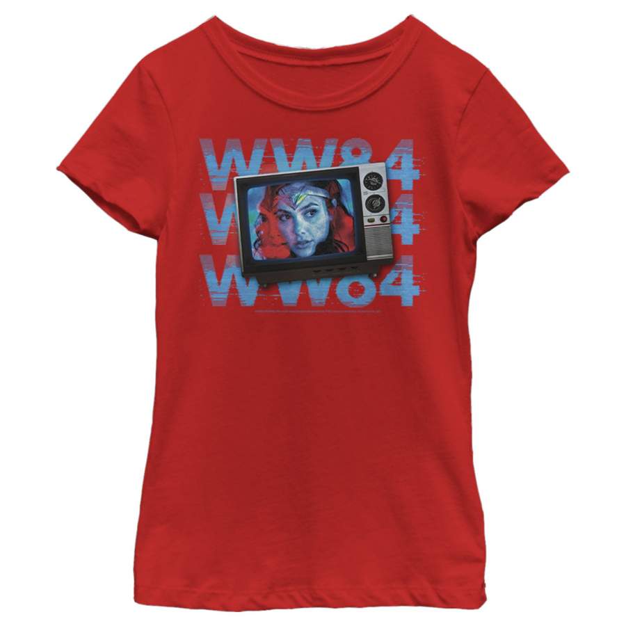 Wonder Woman 1984 Girl’s Caught on TV  T-Shirt