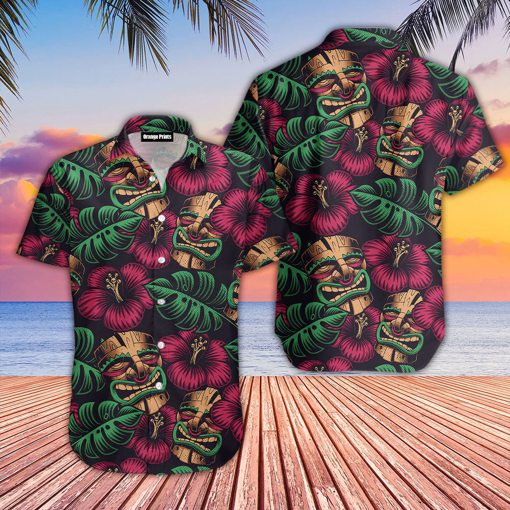 Aku Aku Mascaras Tiki Mask Aloha Hawaiian Shirt – For Men And Women ...