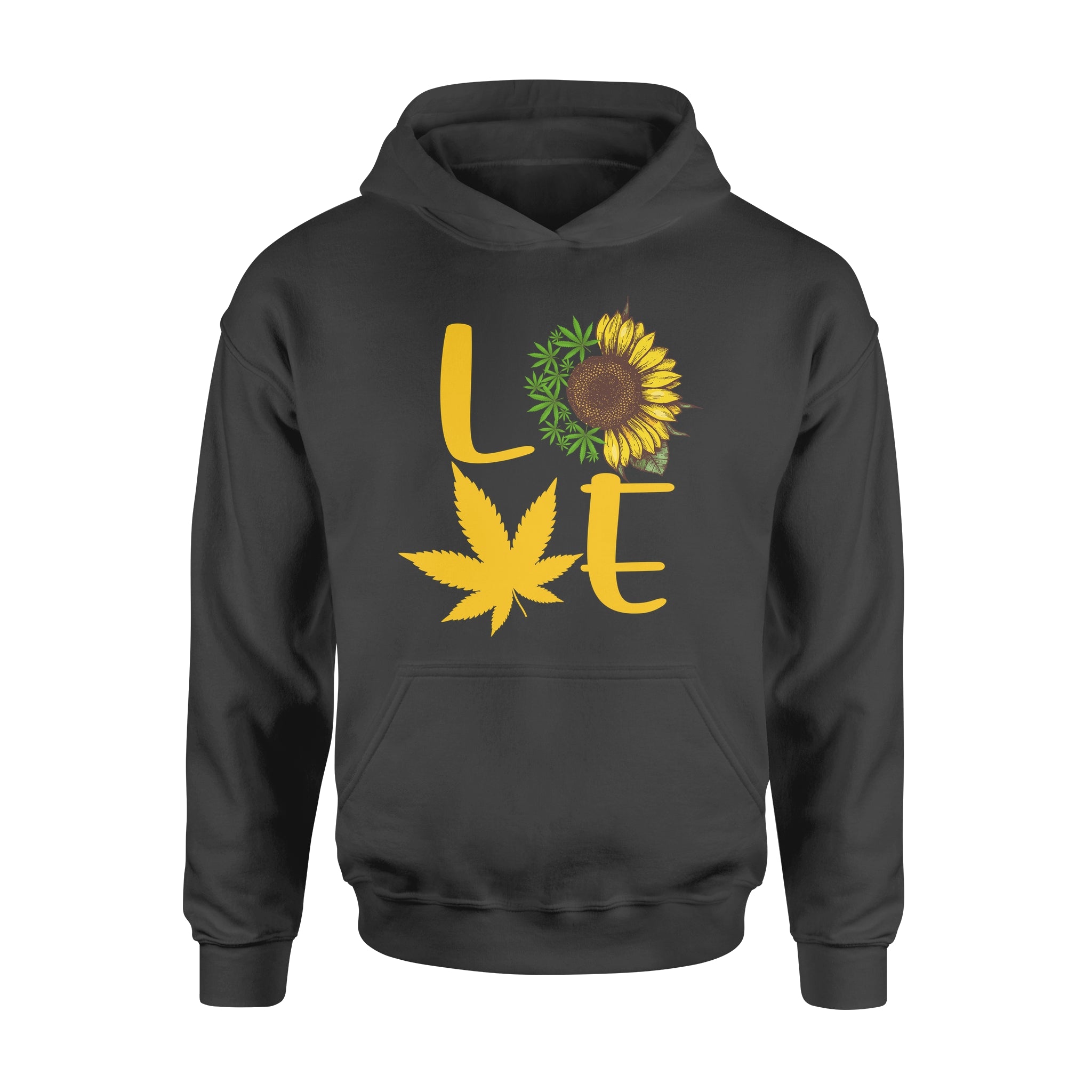 Love Weed Sunflower Cannabis – Premium Hoodie