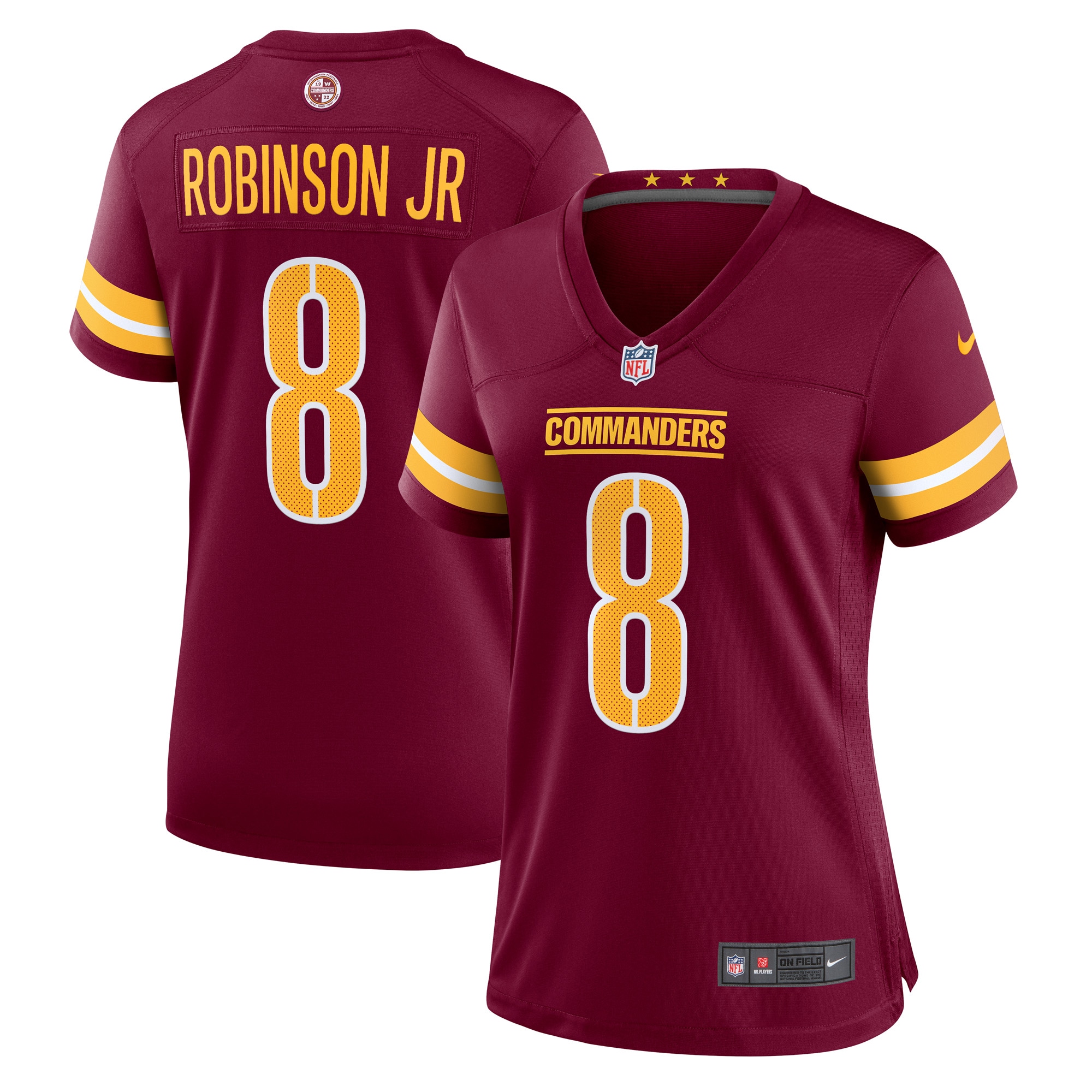 Women’s Washington Commanders Brian Robinson Burgundy Player Game Jersey