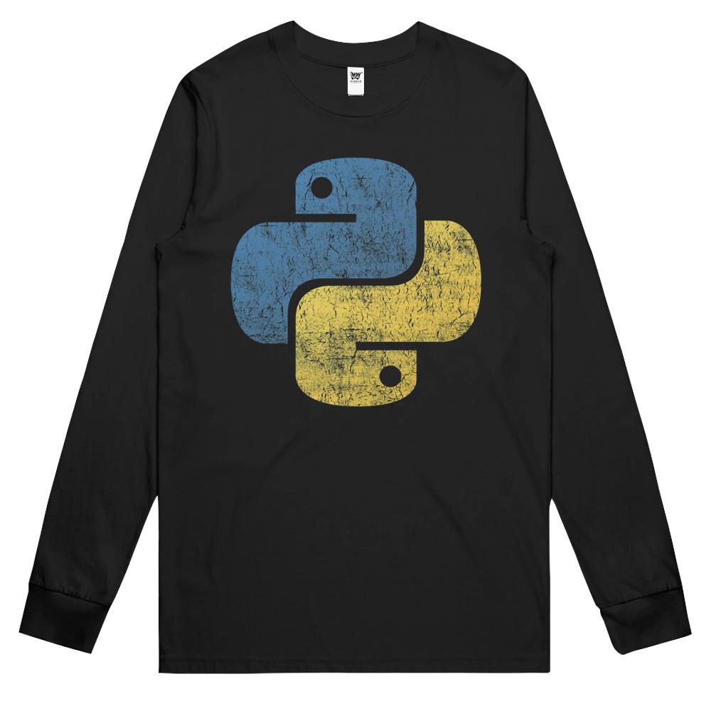 Vintage Python Long Sleeve T Shirts