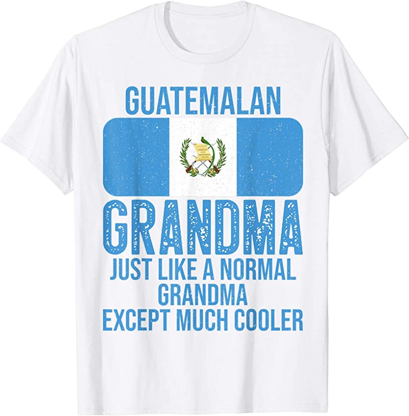 Vintage Guatemalan Grandma Guatemala Flag for Mother’s Day T-Shirt