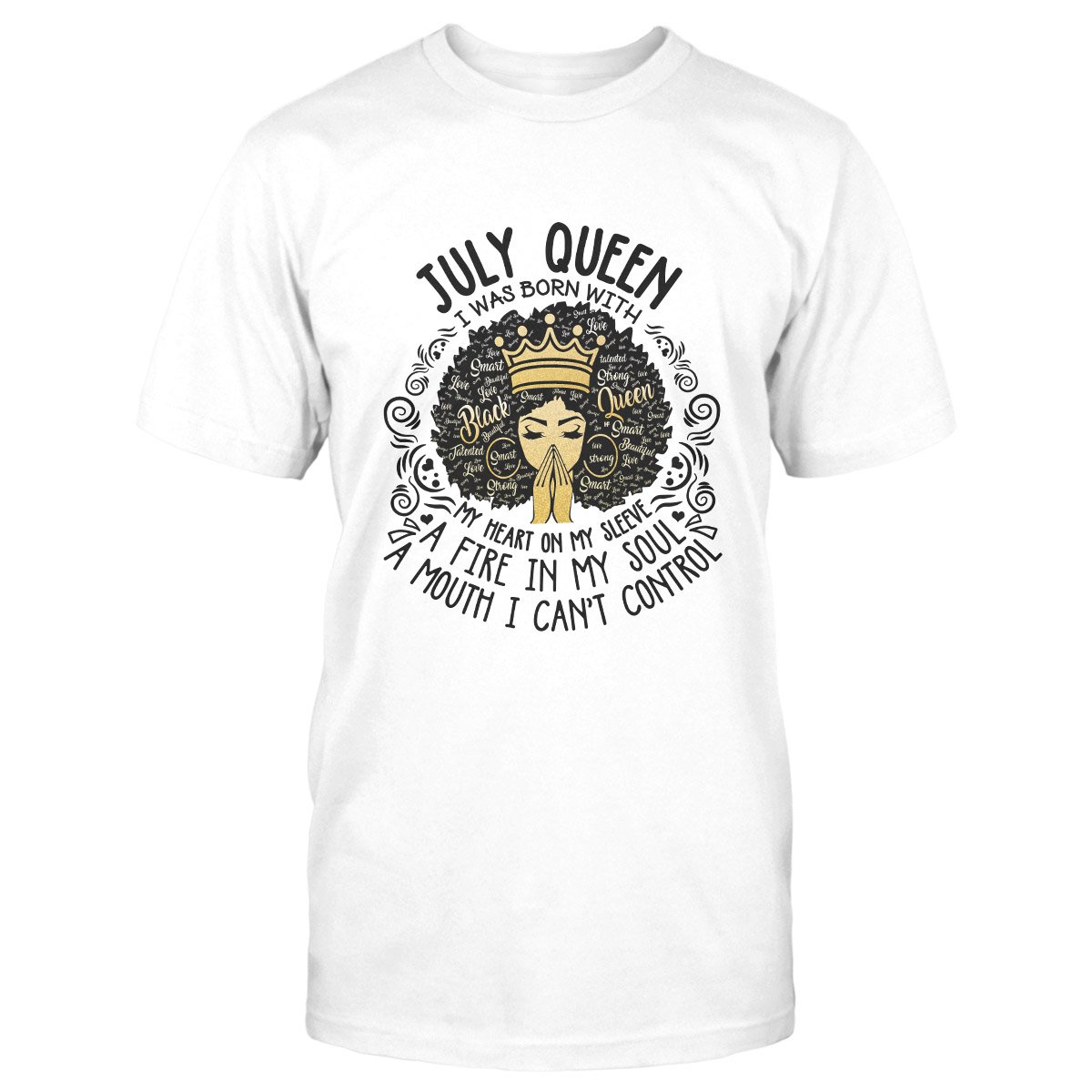 July Black Queen My Heart On My Sleeve Ver B Ez07 2909 Classic T-Shirt