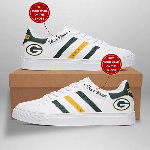 Green Bay Packers Football Personalized Custom Sneakers Gift For Fan