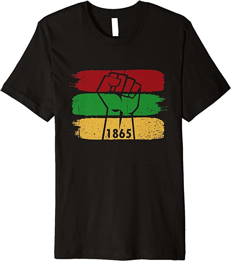 Vintage Juneteenth 19 June 1865 African American Men Women Premium T-Shirt