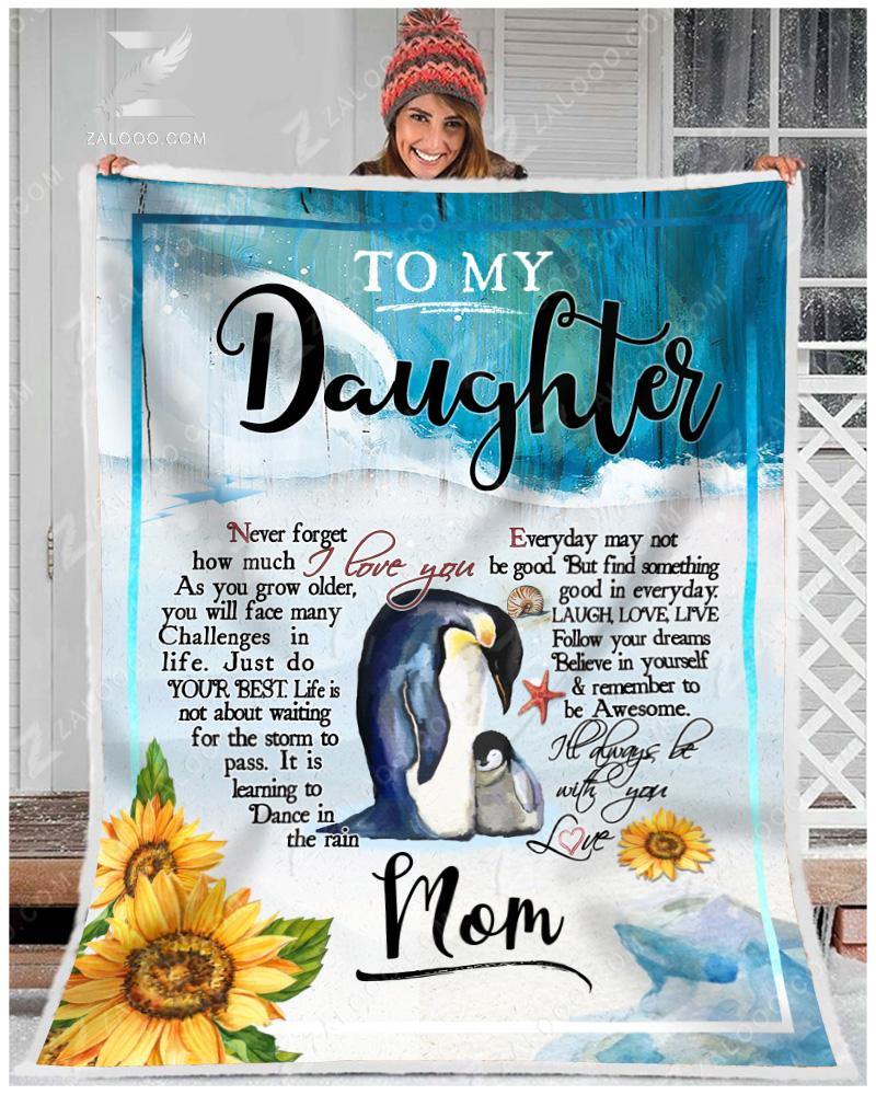 Blanket Penguin To My Daughter I’Ll Always Be With You