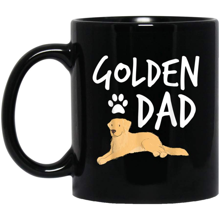 Mens Golden Retriever Dad Dog Puppy Pet Lover Gift Mug