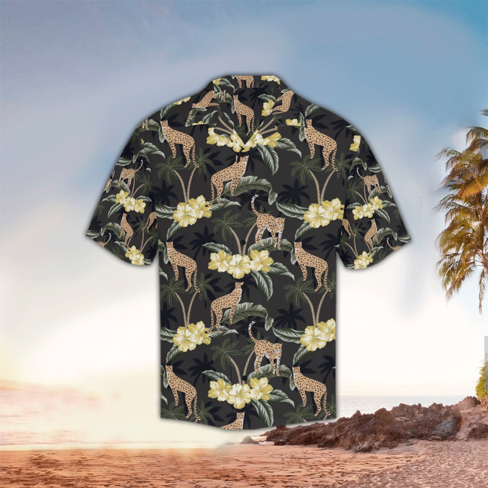 Cheetah Hawaii Perfect Gift Ideas For Lover Shirt Aloha Ha105637