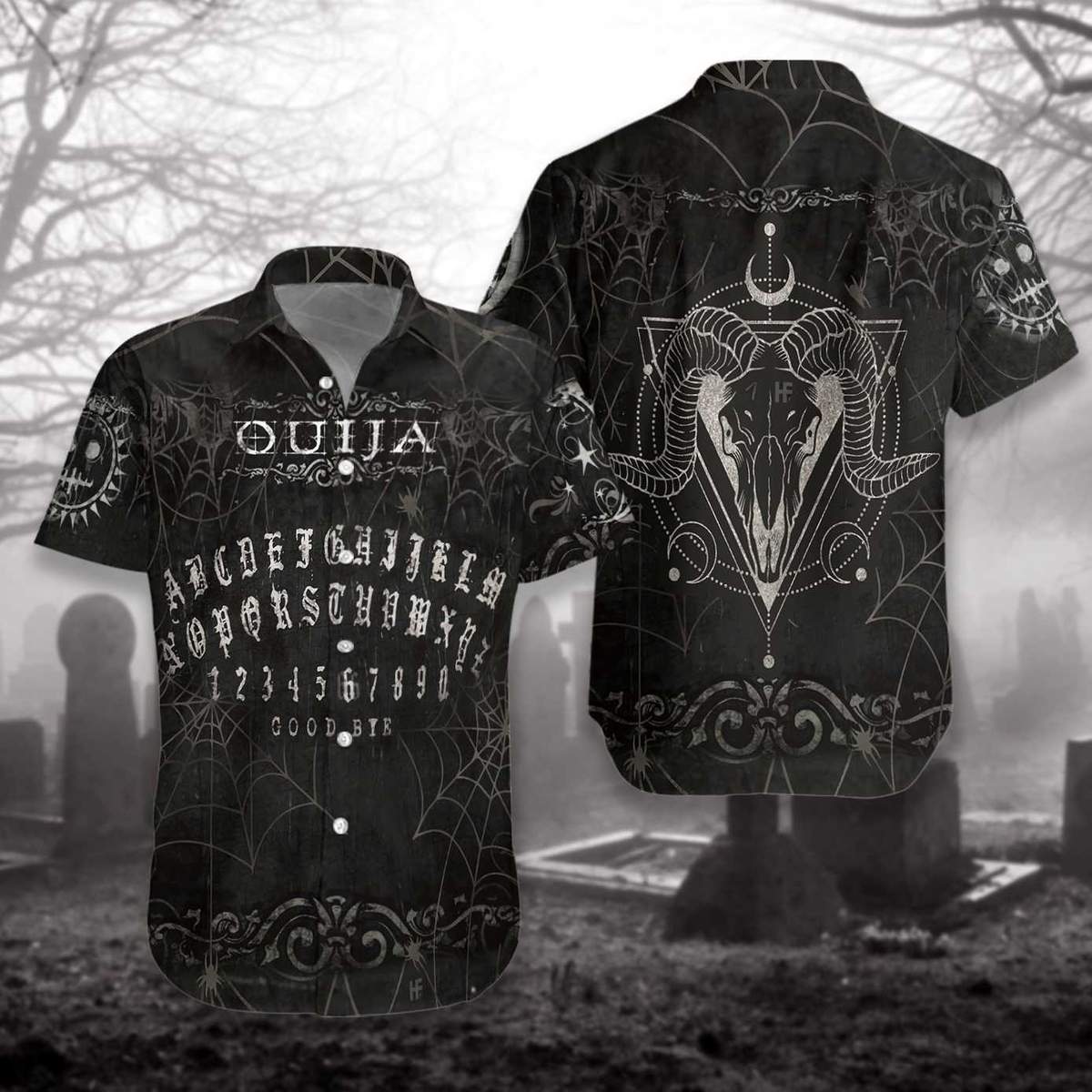 Wicca Ouija Board Hawaiian Shirt | Unisex | Full Size | Adult | Colorful | HW2722