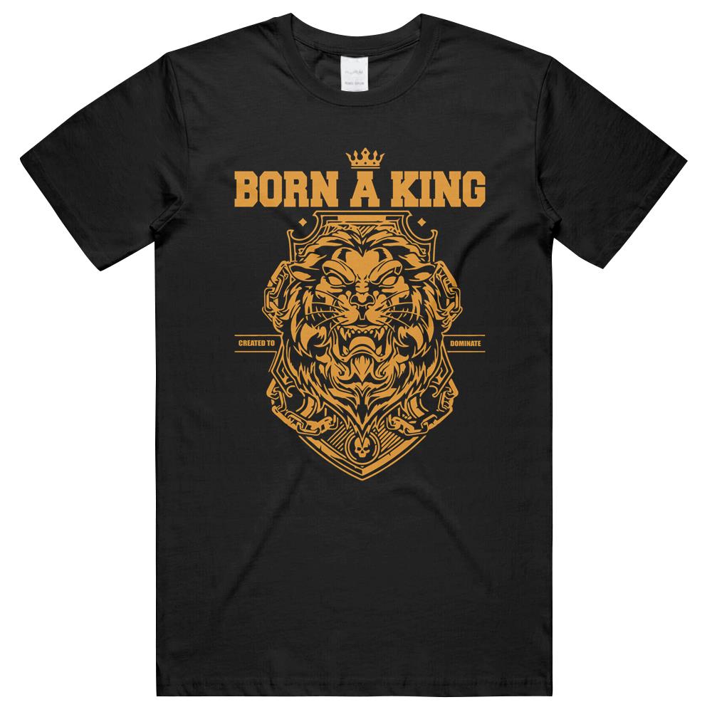 Born A King Lion King Gift Unisex T Shirts