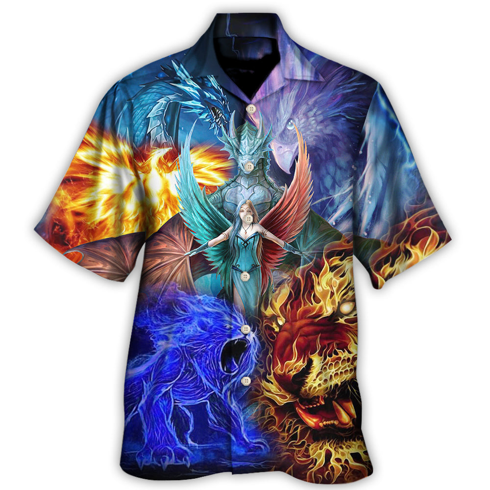 Dragon What Different In Here Hawaii Shirt Ha90553