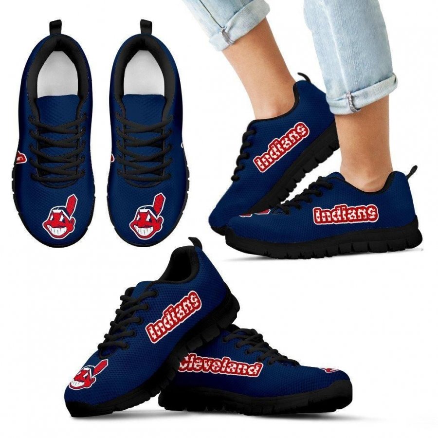 Magnificent Cleveland Indians Amazing Logo Sneakers #691